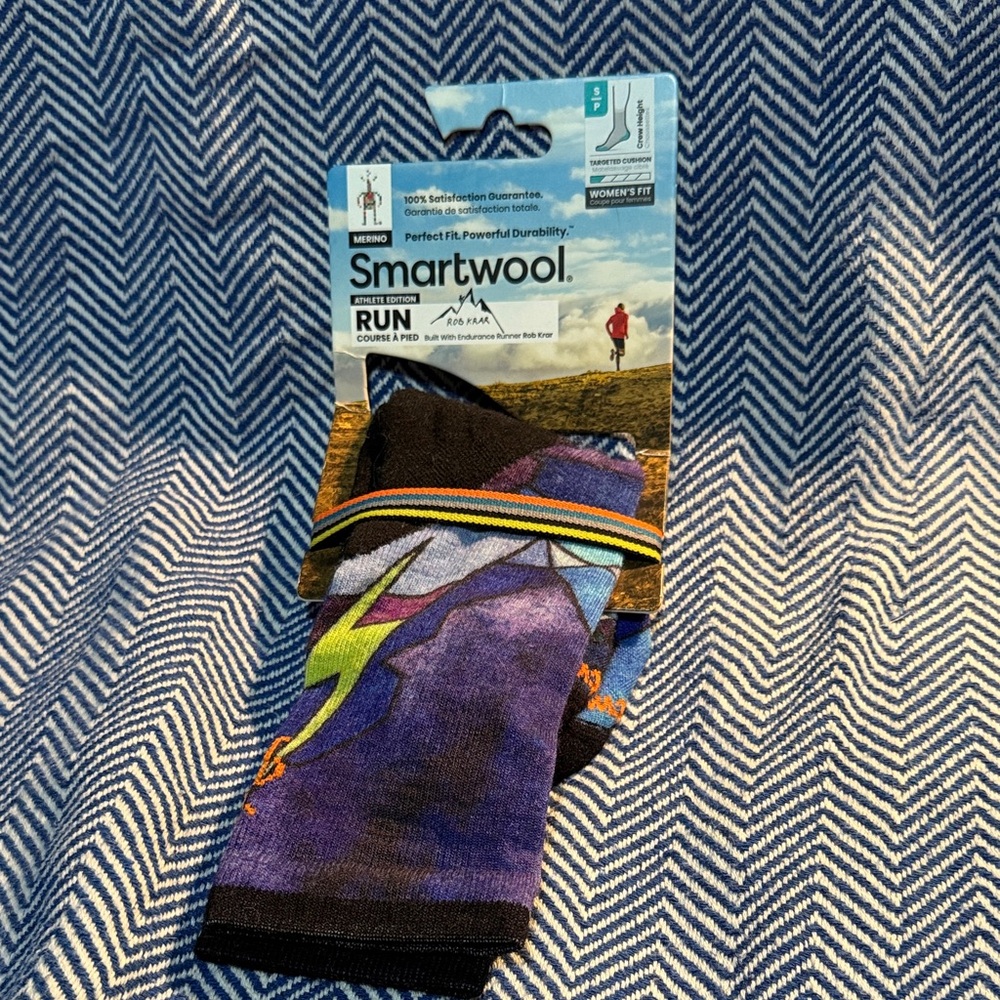 Smartwool Women’s Athletic Socks - Black and Blue